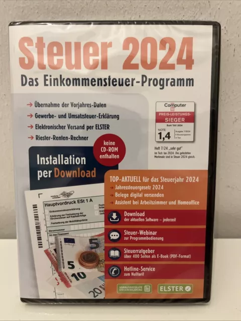 ALDI STEUER 2024 für das Jahr 2024 Einkommensteuer NEU OVP EUR 16,00