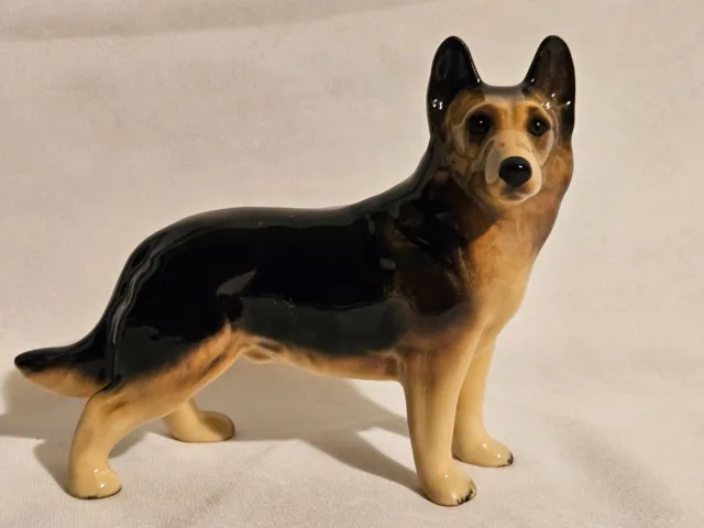 VINTAGE COOPERCRAFT German Shepherd/ Alsatian Dog Figurine $8.56 ...