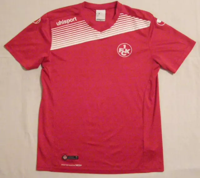 1 FC Kaiserslautern seltenes Vintage uhlsport T-Shirt Trikot Saison 2014-16 Gr. M