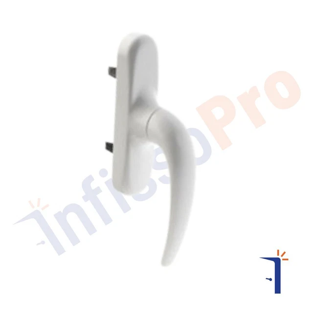 Maniglia MASTER Cremonese Per Porte Alluminio - Apertura Interna, Bianco, Modello 6003E - Foto 10