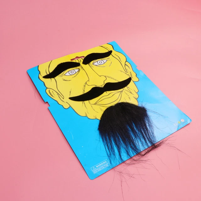 Fournitures De Spectacle D'halloween Fausse Moustache Fausse Barbe