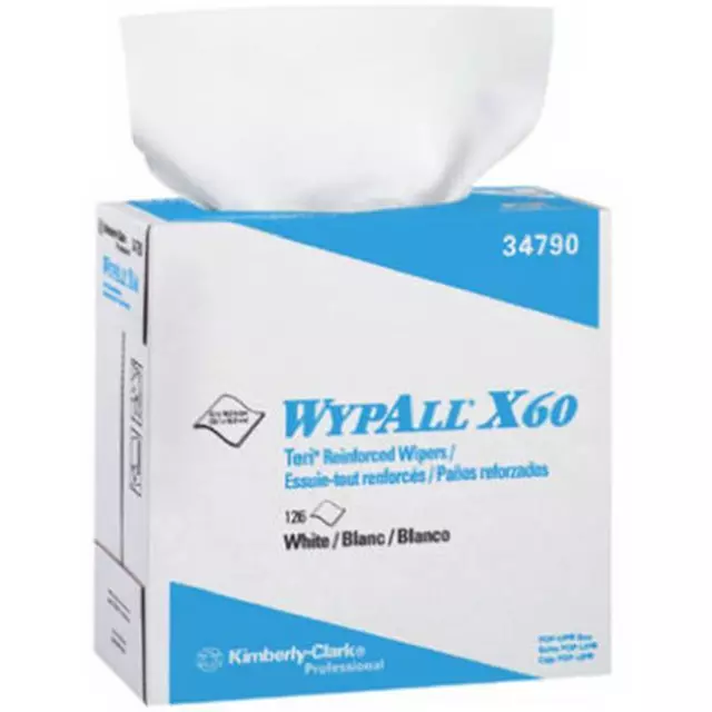 Wypall 34790 White Reinforced Wiper - 10 Pack- 126 Count