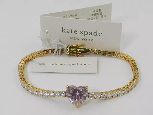 Kate Spade New York My Love Heart Tennis Bracelet