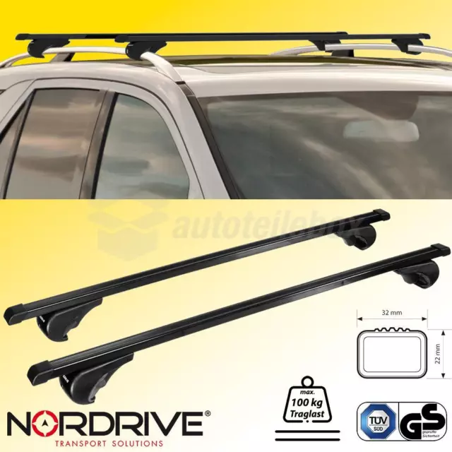 Nordrive Relingträger "QUADRA RAIL" Stahl für VW Golf IV Variant, Bj. 1999-2006