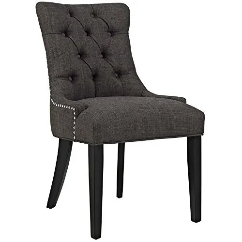 Modway Regent Modern Elegant Button-Tufted Upholstered Fabric With Nailhead T...