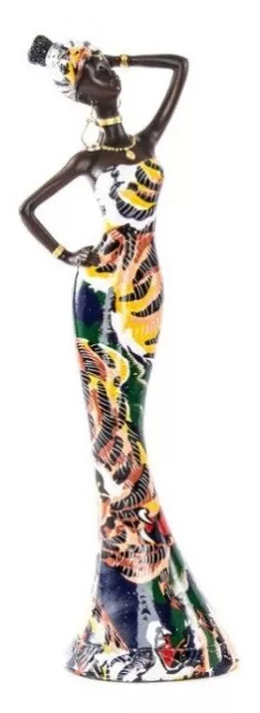 Statuette statue figurine Africaine Femme - 31 cm - Afrique tribal