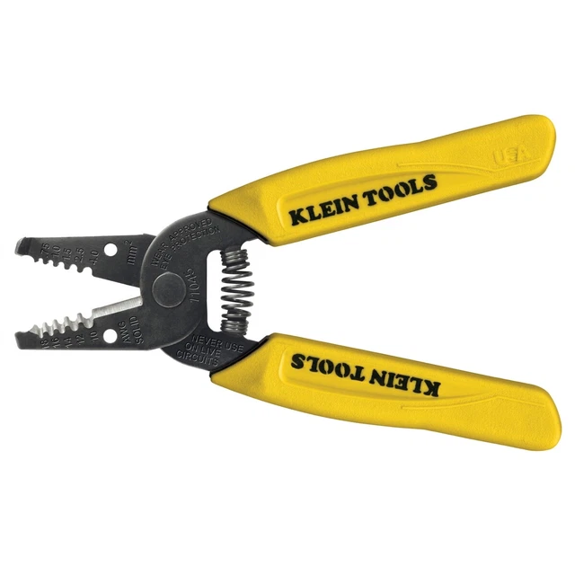 Flat Design Wire Stripper/Cutter for 10-18 AWG Stranded Wire KLE11045 Brand New!