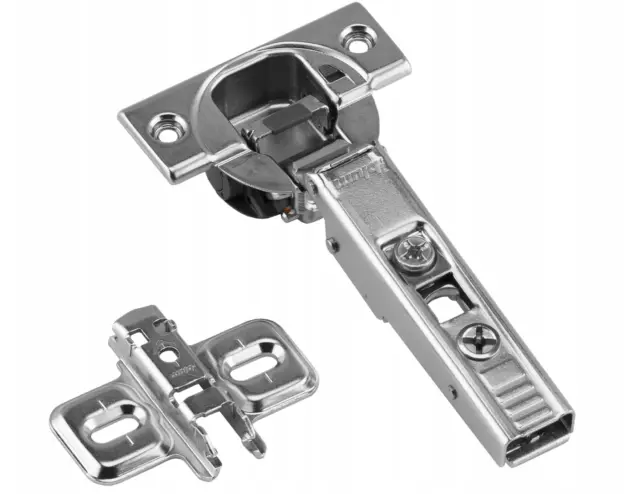 Blum Hinges Soft Close Clip On 71B3550 & 173L6100 Mount Plate 110 Degree Overlay