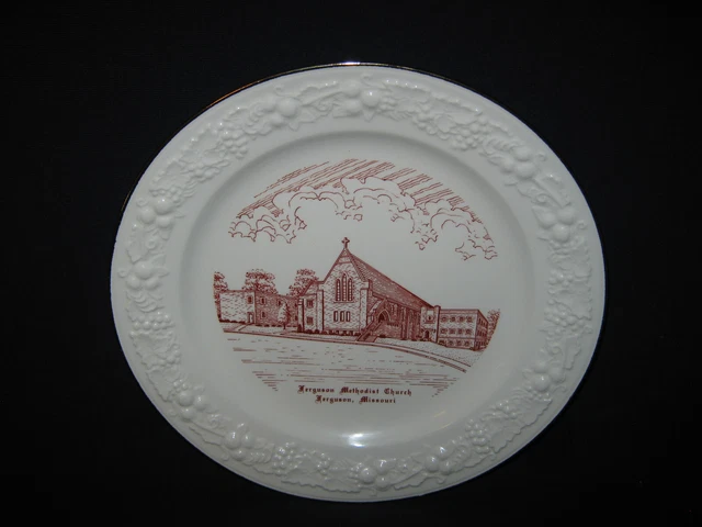 Ferguson Methodist Church Collector Plate Ferguson Mo Missouri-Free Ship