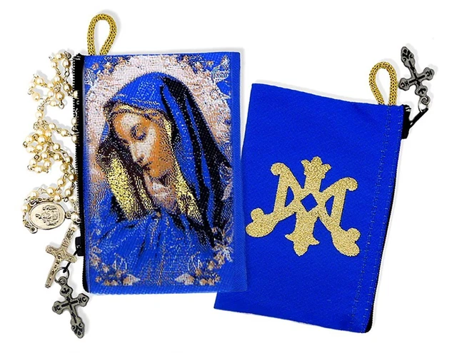 OUR LADY OF Sorrows Icon Symbol of the Blessed Virgin Mary Tapestry ...