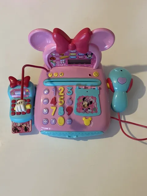 Disney Minnie Mouse Bowtique Electronic Working Cash Register IMC Toys