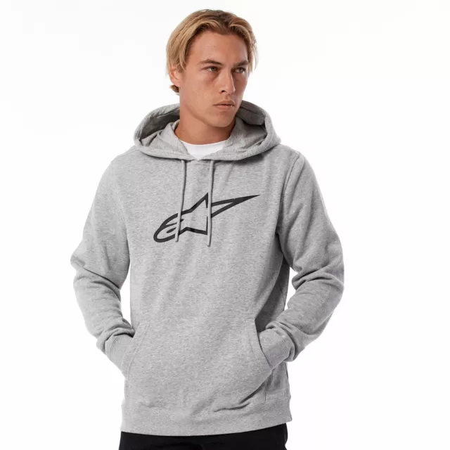 Alpinestars Ageless V2 Pull over casual wear Men MX hoodie - Heather Grey /Black