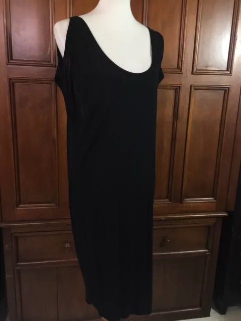 Threads 4 Thought Women’s XS Black Dress Exposed Shoulder Thin Almost Sheer Moda