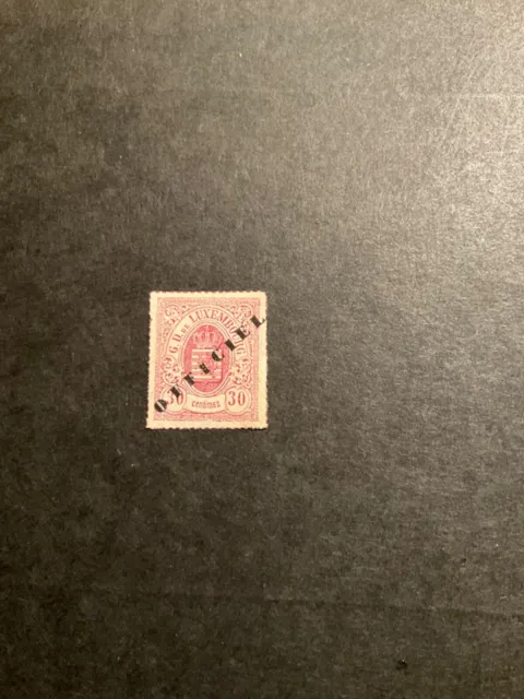 Stamp Luxembourg Scott #026 hinged