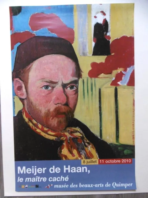 MEIJER DE HAAN Affiche 2010 Autoportrait Nabi Pont-Aven peintre hollandais art