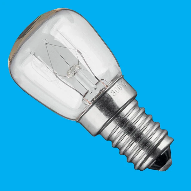 Bombilla Para Horno O Cocina 25W SES E14 - Resistente Hasta 300°C, 240V, Luz Cálida