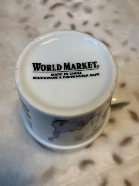 Stacking World Market 8 oz. Tasse à café tasse à thé TOKYO JAPON World Traveler City 3