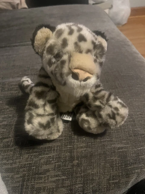 WWF SNOW LEOPARD Cub Soft Toy Plush Keel Toys £6.00 - PicClick UK