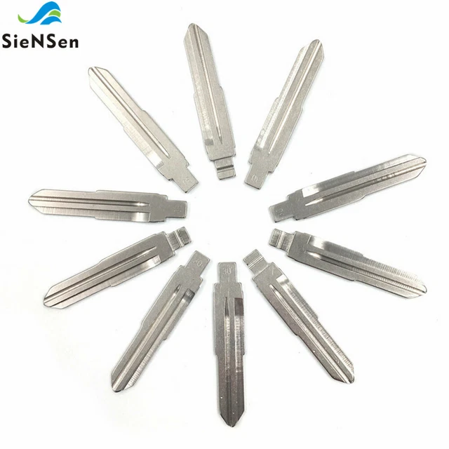 10Pcs/lot Metal Blank Uncut Flip KD/VVDI/JMD Remote Key Blade Type 30#