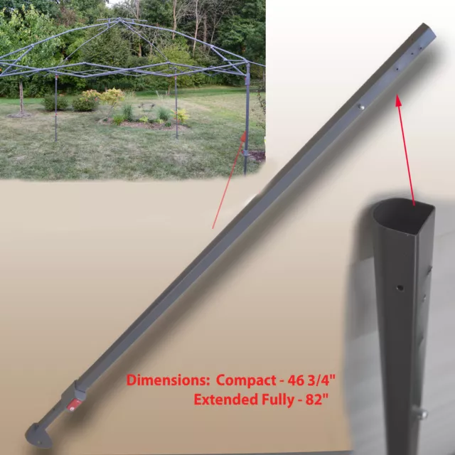 for Coleman 13 x 13 New Style Canopy EXTENDED ADJUSTABLE LEG Gazebo Parts