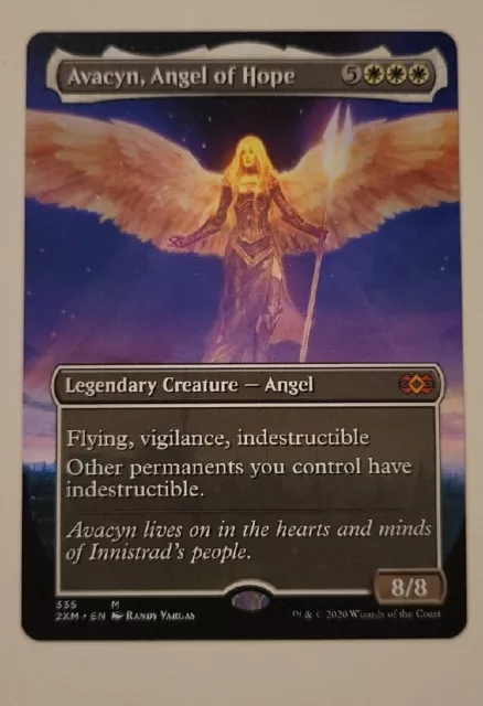 Avacyn, Angel of Hope Borderless Foil NM/PACK-FRESH 2XM 335 Avacyn, Angel of Hope Borderless Foil NM/PACK-FRESH 2XM 335