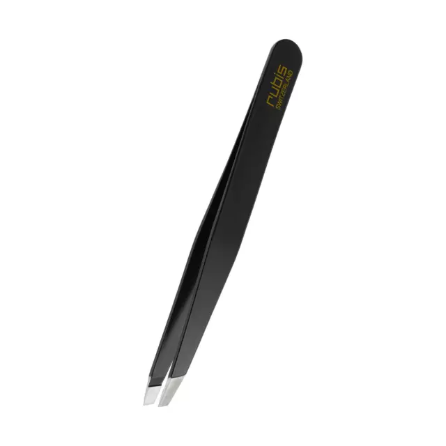 Rubis Tweezer Classic Black Slant Tip 9.5 cm