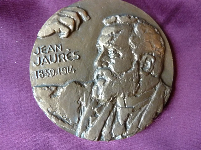 MÉDAILLE JEAN JAURÈS 1859-1914 * Centenaire de Jaurès EUR 30,00 ...
