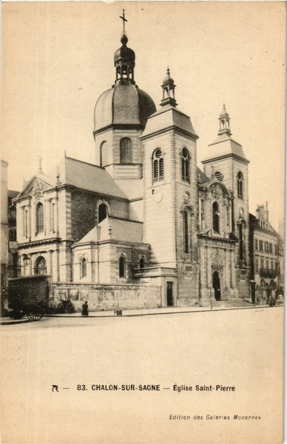 CPA Chalon sur Saone Church of St. Peter FRANCE (954126)