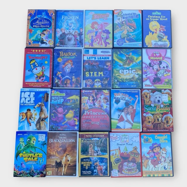 DISNEY DVD MOVIE Lot 20 Animated Cartoon Family Kids Children Funny