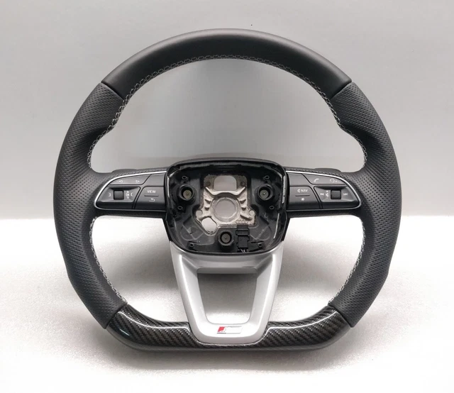 Volant Audi Alcantara Remanufacturé - Compatible A6 C6, A4, A8, Q7 (2004-2008) - 4 Rayons