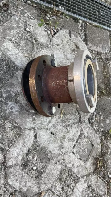 Storz-A Kupplung mit Adapterflansch für Silo oder andere Rohre