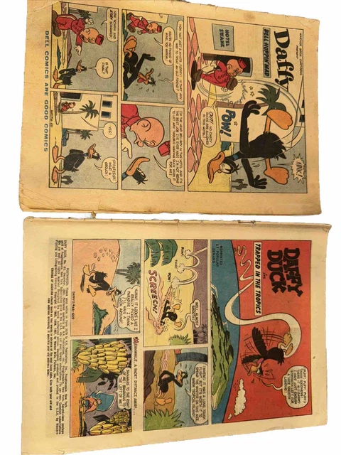 DAFFY DUCK 1965 Vintage Warner Bros. Cartoons Comic Book Lot £23.62 ...