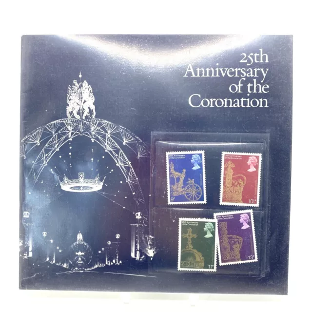 Royal Mail Stamps Queen Elizabeth II Coronation 25th Anniversary Pack