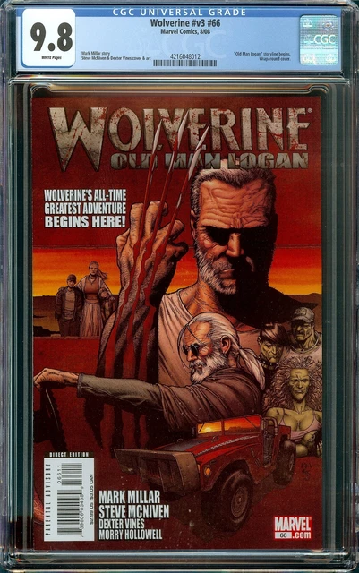Wolverine Vol. 3 #66 (2008) 1st Print CGC 9.8 White Pages - Old Man Logan Begins