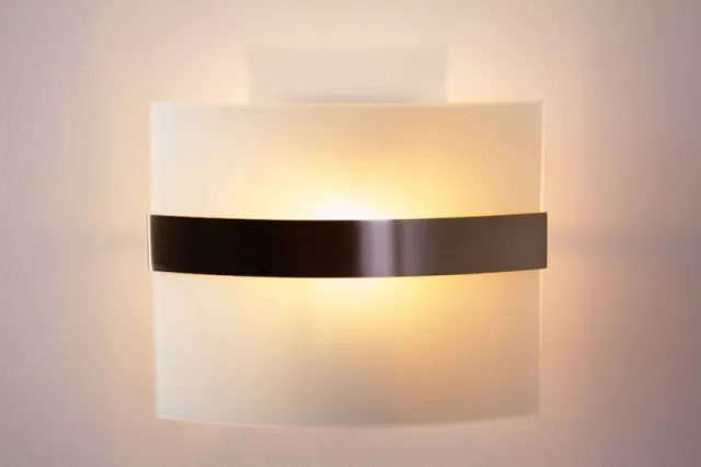 Design Wandleuchte Wandlampe Flurlampe Glas Wandstrahler Wohnzimmer mit Schalter 3
