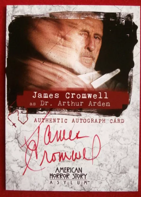 AMERICAN HORROR STORY - ASYL - JAMES CROMWELL - handsignierte Autogrammkarte