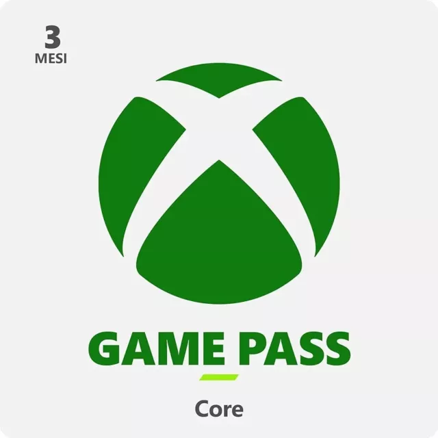 Xbox Game Pass Core 3 Month - 3 Mesi Microsoft Xbox Codice Digitale - [IT]