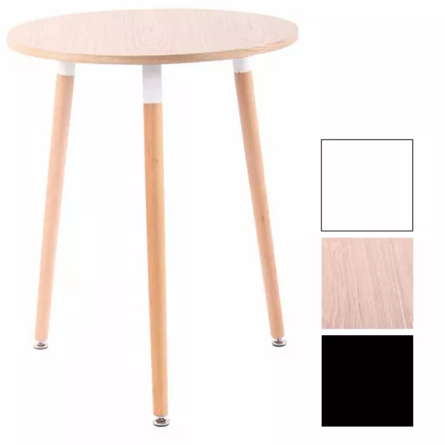 Tavolino Cucina Scandinavo Amalie Legno Tondo Cucina Sala Pranzo Ø 60 cm Tavolo