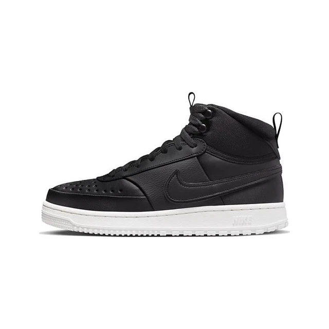 Scarpe uomo donna Nike Court Vision Mid nero modello air force collo alto basket