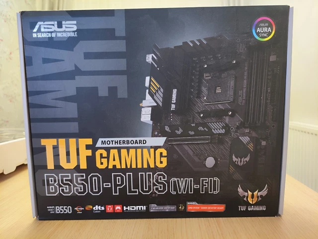 ASUS TUF GAMING B550-PLUS (Wi-Fi), AMD B550 Ryzen AM4, PCIE 4 DDR 4 £ ...