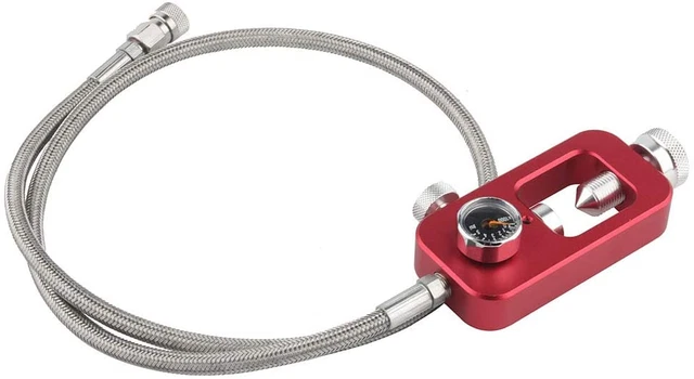 Fill Station Aluminum for PCP HPA Tank Refill Adapter 36" Hose DIN Valve 4500psi