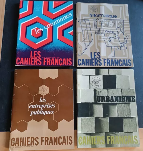 Les Cahiers Français X4  _ 1971_ La Documentation Française