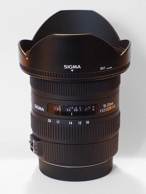 Sigma EX 10 - 20 mm f 3.5 DC HSM, für CANON EF-S, PRAKTISCH NEUWERTIG!