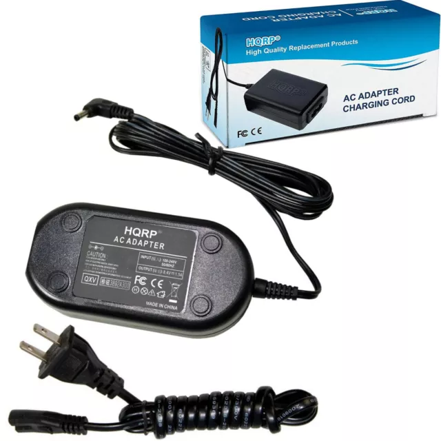 Cargador adaptador de fuente de alimentación HQRP para Canon DC100 DC210...