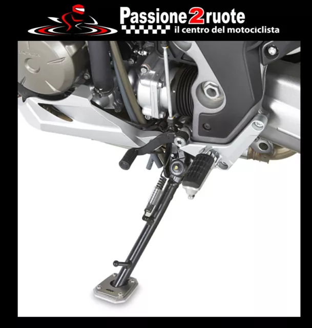 supporto cavalletto laterale allargamento base givi es4105 kawasaki versys 1000