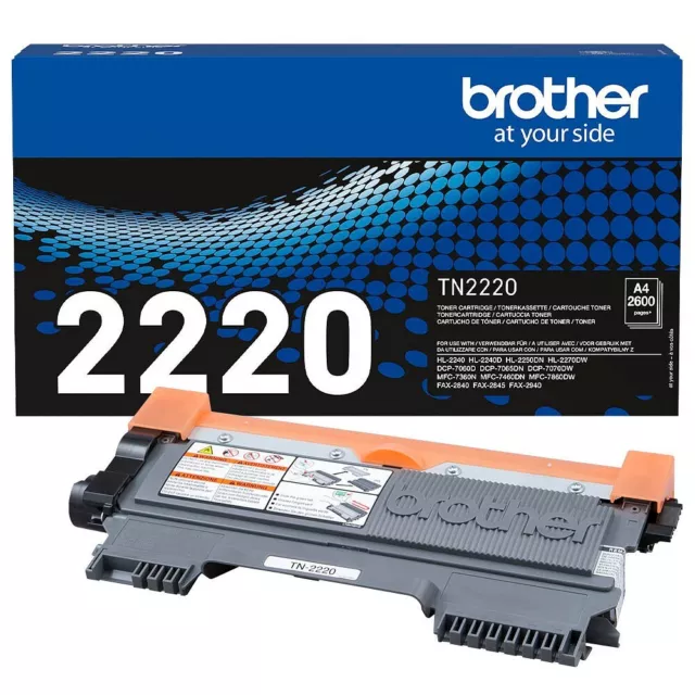 Brother TN-2220 Toner FAX-2840, FAX-2845, FAX-2940, HL-2240D, HL-2240, HL-2250DN