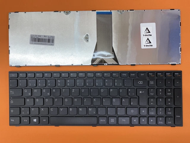 DEUTSCHE Tastatur Für Lenovo Ideapad 100-15IBY - Schwarz | Notebook Tastatur Ersatz