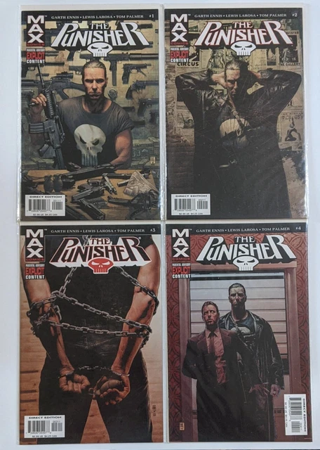 PUNISHER Marvel MAX run 1-12 2004 NIce lot Garth Ennis set