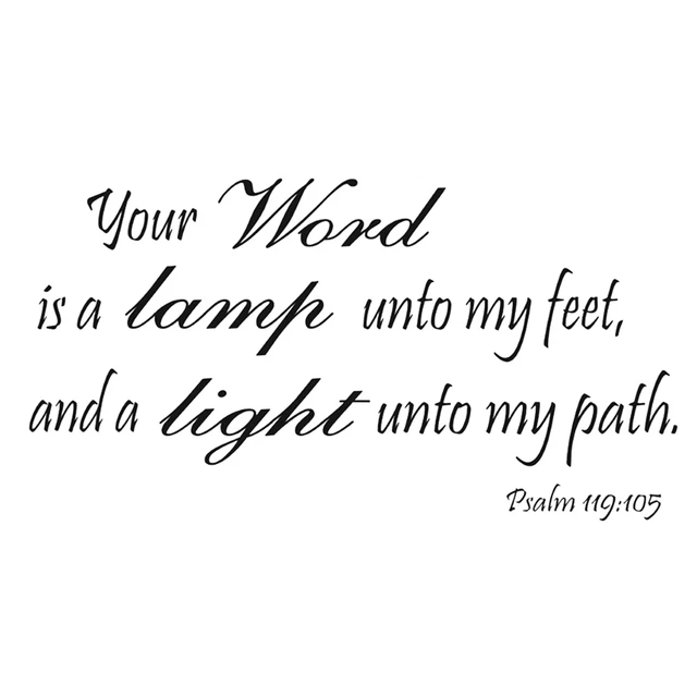 PVC BIBLE VERSE Wall Decals Christian Quote Art Stickers Religious ZZ1 ...