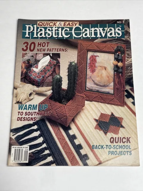 Lona de plástico rápida y fácil n.o 7 revista Southwest 30 patrones de diseños